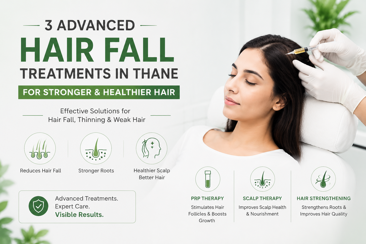 3 Advanced Hair Fall Treatments in Thane for Stronger and Healthier Hair
